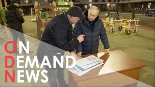 RussiaUkraine War Putin Visits Occupied City Of Mariupol [upl. by Madison]