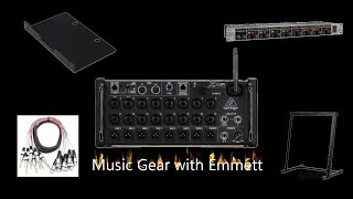 Setup the Behringer XR18 and HA8000 as a Portable and Cost Effective Stage Rack with IEMs [upl. by Laeno]