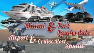 Cruise Port Shuttle Fort Lauderdale to Miami [upl. by Marylou]