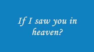 Tears in Heaven lyrics [upl. by Manon284]