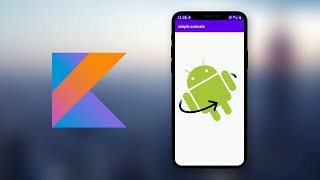 How to animate Buttons TextView ImageView etc in Android Studio Kotlin 2020 [upl. by Nede]