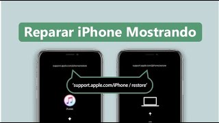 🍀Reparar iPhone Mostrando supportapplecom  iphone  restore 🍀 iOS 12131415161718 [upl. by Annay]