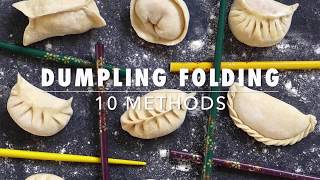 10 ways to fold dumplings [upl. by Ecylla585]