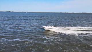 Boating from Somers Point to Longport NJ 4K [upl. by Kaete]