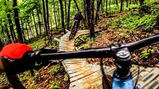 Sorry Whistler the best trails in the world are in Quebec  Mountain Biking Sentiers du Moulin [upl. by Baseler]