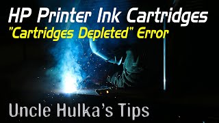 HP Cartridges Depleted Error  How To Fix [upl. by Bohannon127]