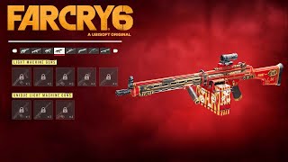 Far Cry 6 Gameplay  All Weapons In Menu Showcase Far Cry 6 All Weapons  Far Cry 6 Weapons [upl. by Dazhahs]