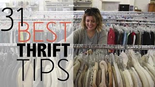 31 BEST Thrift Store Tips  Shopping Guide [upl. by Renfred120]