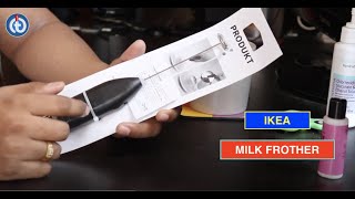 IKEA MILK FROTHER Review amp Battery Installation [upl. by Walt134]