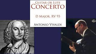 Antonio Vivaldi Concerto in D major for guitar RV93 Narciso Yepes guitar [upl. by Burkley615]