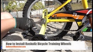 How to Install Raskullz Bicycle Training Wheels [upl. by Catherin]