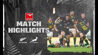 HIGHLIGHTS  All Blacks v South Africa 2023 Twickenham [upl. by Atiuqrahc]