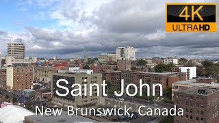 Saint John New Brunswick Canada in 4K [upl. by Rennob135]