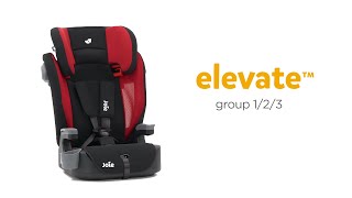 Joie elevate™  Group 123 Booster Seat with 5Point Harness [upl. by Amabil959]