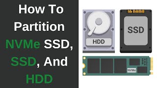 How To Partition Your SSD m2 NVMe SSD And HDD In Windows 10 [upl. by Ful]