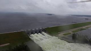 2017 Hurricane Harvey Lake Conroe TX Dam Release [upl. by Finer556]