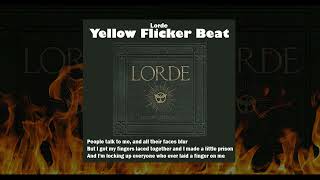 Yellow Flicker Beat SLOWED  REVERB  Lorde [upl. by Hilario]