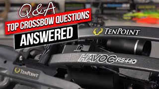 Top 6 Crossbow Hunting Questions ANSWERED [upl. by Rexanna719]