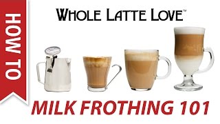 Milk Frothing for Beginners [upl. by Wernher]