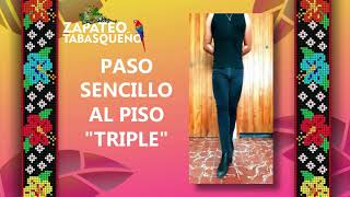 Pasos básicos de Tabasco  ZAPATEO TABASQUEÑO TUTORIAL 2 [upl. by Saint489]