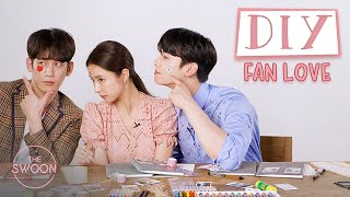 Cast of Rookie Historian Goo Haeryung decorates notebooks for fans  DIY Fan Love ENG SUB [upl. by Azral]