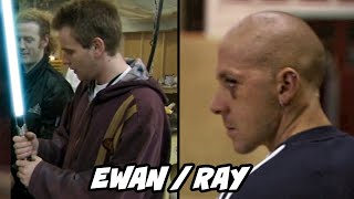 Ewan McGregor Chooses ObiWans Lightsaber and Ray Park Trains [upl. by Dympha]