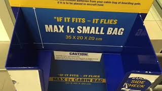 In practice How strict is the new Ryanair luggage policy 2018 [upl. by Ilhsa139]