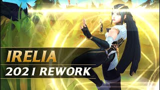 ALL IRELIA SKINS 2021  Including Sentinel Irelia Skin Spotlight League of Legends [upl. by Scever443]