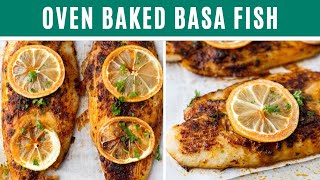 OVEN BAKED BASA FISH I simple tasty easy [upl. by Akined]