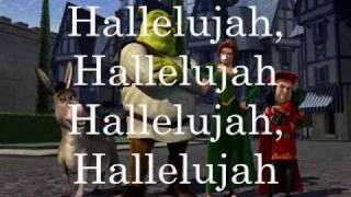 Shrek Hallelujah Lyrics [upl. by Ahtenak679]