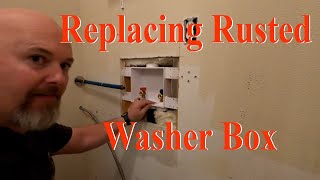 How To Install A Washing Machine Box [upl. by Auqinu]