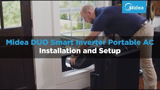 Midea DUO Smart Inverter Portable AC Installation Overview [upl. by Box104]