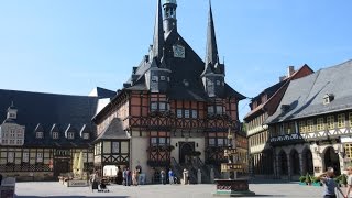 Deutschland Harz ein Rundgang durch Wernigerode Centrum SachsenAnhalt [upl. by Lewej]