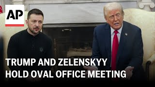 Trump and Zelenskyy hold Oval Office meeting [upl. by Bevvy908]