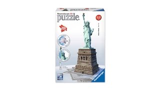 3D Puzzles – Statue of Liberty by Ravensburger [upl. by Nilrem]