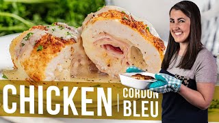 Classic Chicken Cordon Bleu Baked or Fried [upl. by Eicnarf]