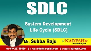 SDLC Tutorials  System Development Life Cycle SDLC  MrSubba Raju [upl. by Mallis]