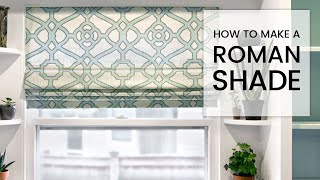 How to Make a Roman Shade [upl. by Alitta639]