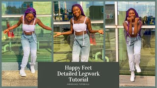 How To Do Happyfeet legwork  Butterfly legwork Tutorial  Dance Tutorial [upl. by Seve221]