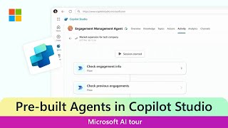 AI Tour Demo Copilot Studio and Prebuilt Agents [upl. by Lalage]