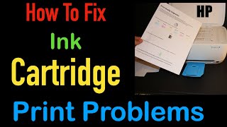 HP DeskJet Ink Cartridge Problems  2Simple Steps to Solve [upl. by Hakym]