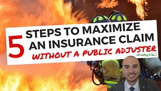 How to Get Homeowners Insurance to Pay for Property Damage Claim Without a Public Adjuster or Lawyer [upl. by Thaddaus]