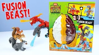 Breakout Beasts Fusion Beast 2 in 1 Build Review MEGA Construx [upl. by Anaerb372]