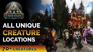 All Creatures  Ark Fjordur Location Guide [upl. by Encrata47]