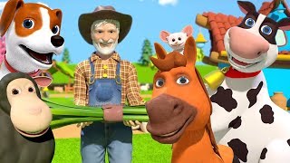 Old Macdonald Had a Farm  Kindergarten Nursery Rhymes for Kids by Little Treehouse [upl. by Oiragelo]