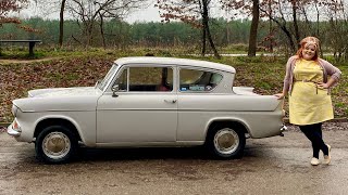 IDRIVEACLASSIC reviews Ford Anglia 105e the Harry Potter car [upl. by Mide]