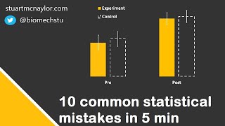 Ten Statistical Mistakes in 5 Min [upl. by Libbie55]