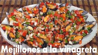 MEJILLONES A LA VINAGRETA RECETA RÁPIDA Y NAVIDEÑA [upl. by Liryc652]