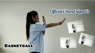 Basketball Officials Hand Signals How To Officiate Basketball [upl. by Aseena]