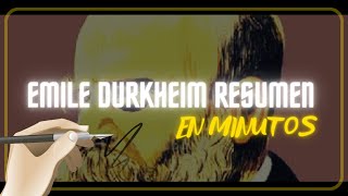 DURKHEIM RESUMEN en minutos [upl. by Niryt]